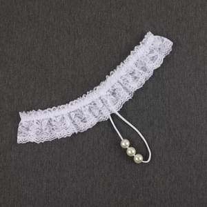 ชุดชั้นในเซ็กซี่ที่มีการนวดไข่มุกโปร่งใสลูกไม้เอวต่ำกางเกงเป้าเปิดเซ็กซี่ดึงดูดอย่างมาก - Product Image 3