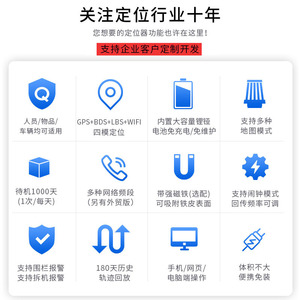 Traceur GPS Yuanrui 208 avec batterie intégrée, précision de 35 m, plateforme de suivi et gestion du trafic - Product Image 3