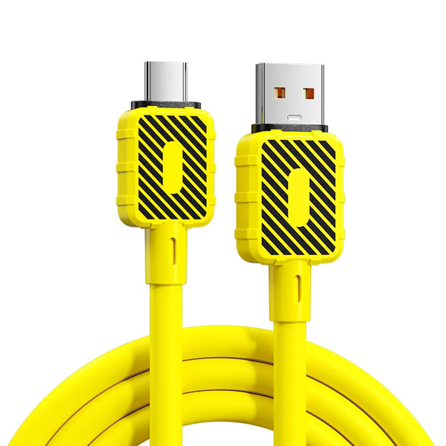 6A 100W Super Fast Charging Type-C Data Cable 1M 1.5M 2M with Braid Shielding for Huawei for Xiaomi Mobile Phones and Cameras