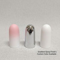 Emballage personnalisé pour vernis à ongles en gel, conception OEM, bouchon à vis en plastique, logo privé, haute qualité, acrylique transparent, impression sérigraphique mate