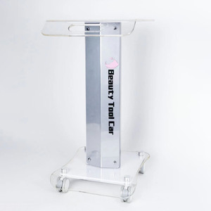 Warehouse Salon <b>Trolley</b> <b>Cart</b> <b>Trolley</b> with Tray Portable Beauty Salon Spa Iron Assembled Aluminum <b>Tools</b> - Product Image 2