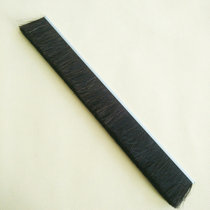 Natuurlijke Vezel Schuifdeur Draaiende <span class=keywords><strong>Strip</strong></span> Borstel Metalen Achterkant <span class=keywords><strong>Strip</strong></span> Borstel - Product Image 5