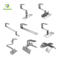 Crochet de fixation solaire KINGSOLAR pour toiture, certifié TUV SGS, CE, ISO, fournisseur OEM
