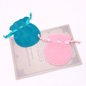 High Quality <b>Small</b> Luxury Colorful Velvet Glasses Jewelry <b>Gifts</b> Packaging Drawstring <b>Bags</b> With Your Own Logo - Product Image 5