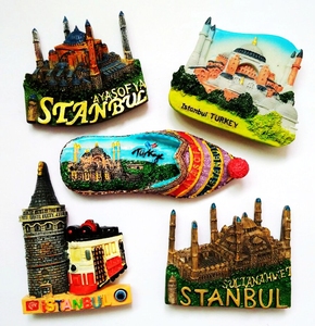 Imán de Resina OEM para Refrigerador con Diseño de Monte Nemrut, Globo de Nieve de Capadocia, Recuerdo de Hagia Sophia, Turquí<span class=keywords><strong>a</strong></span>, Mezquita Azul de <span class=keywords><strong>Estambul</strong></span> - Product Image 3