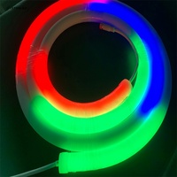 Tube néon numérique programmable SPI numérique brillant de 25 mm de diamètre, 3D, 360 degrés, DC24V, 2 pièces, 84 LED SMD5050 RGB WS2811 SM16703 UCS1903