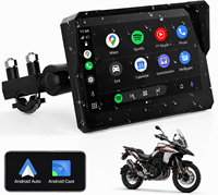 Écran portable de navigation GPS sans fil 5 pouces pour moto avec Carplay et Android Auto