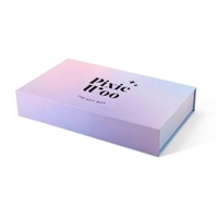 Boîte cadeau en carton recyclable sur mesure de luxe avec finition mate, fermeture magnétique, logo et design personnalisés pour brosses à cheveux