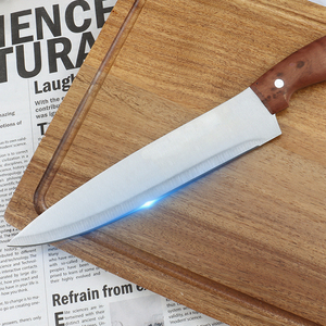 10-Piece Stainless Steel Kitchen <strong>Knives</strong> Sharp Polished Serrated Edge Dishwasher <strong>Safe</strong> Plastic Handles Outdoor Chef's <strong>Knife</strong> Set - Product Image 3
