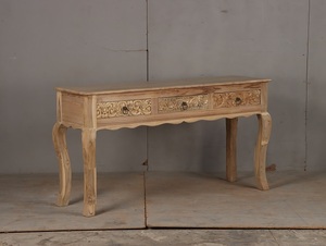 Modern <b>Console</b> <b>Table</b> with Elegant Decorative Design for Entryway Hallway Living Room and Contemporary Home Interior Styling - Product Image 3