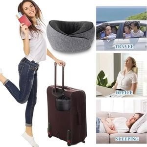 Almohada de Viaje Ergonómica Personalizable de Espuma Viscoelástica Pura, Directo de Fábrica, 360 °   Almohada de Viaje Portátil con Soporte Cervical - Product Image 4