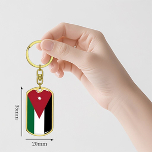 Llaveros <span class=keywords><strong>Jordan</strong></span> con Bandera de Petra, Llaveros de Metal con Bandera del Mar Muerto, Regalos de Vacaciones de Oriente Medio, Venta Al por Mayor a Granel Disponible - Product Image 4