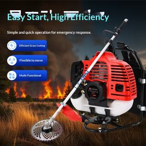 เครื่องตัดหญ้าสะพายหลังอเนกประสงค์ ใช้แก๊สโซลีน สำหรับงานดับเพลิง กำจัดวัชพืช ตัดหญ้า และบรรจุน้ำมัน - Product Image 1