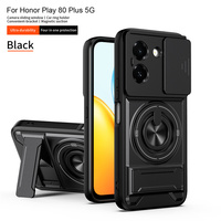 Étui de protection hybride robuste en TPU+PC Lichicase pour Honor Play 90 Plus X7e 600 Smart Dual Bracket Back Cover