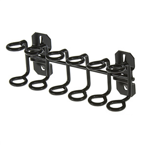 Support de rangement pour outils à main en métal noir robuste à plusieurs fentes pour atelier - Product Image 3