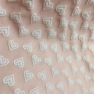 Tissu Jacquard en dentelle 3D de qualité supérieure pour filles, 100 % polyester, résistant à l'abrasion, poids moyen, à prix abordable - Product Image 3