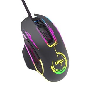 Aigo Q833 Wired Gaming <b>Mouse</b> 7 Buttons RGB Backlit Optical Right Hand Ergonomic - Product Image 3