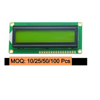 Módulo de pantalla alfanumérica LCD 16x2 para proyectos electrónicos con microcontroladores 8051 AVR Arduino PIC ARM y aplicaciones integradas