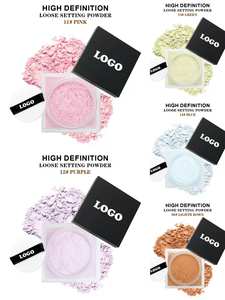 Bajo Moq mate impermeable cosméticos maquillaje Etiqueta Privada vegano rosa <span class=keywords><strong>polvo</strong></span> suelto ajuste - Product Image 4