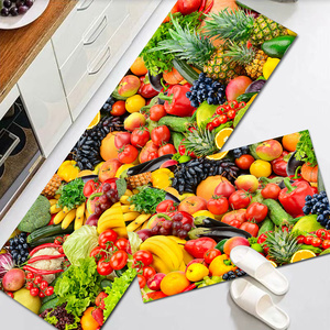Keset lantai dapur menyerap air dan keset dapur kualitas tinggi antiselip harga rendah keset dapur berpola kustom gaya Modern - Product Image 1
