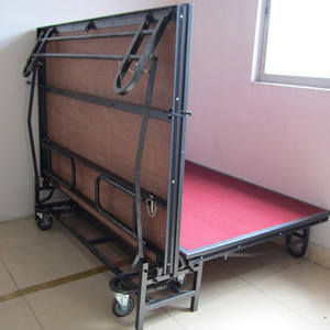 Escenario móvil con escalera, escenario plegable para eventos, plataforma de escenario portátil plegable que ahorra espacio, escenario para hotel - Product Image 3