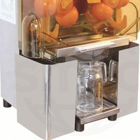 120W Commerciële Fruit- en Groentepers Automatische Aanvoer Sinaasappelpers Citroenpers Efficiënte Sapcentrifuge
