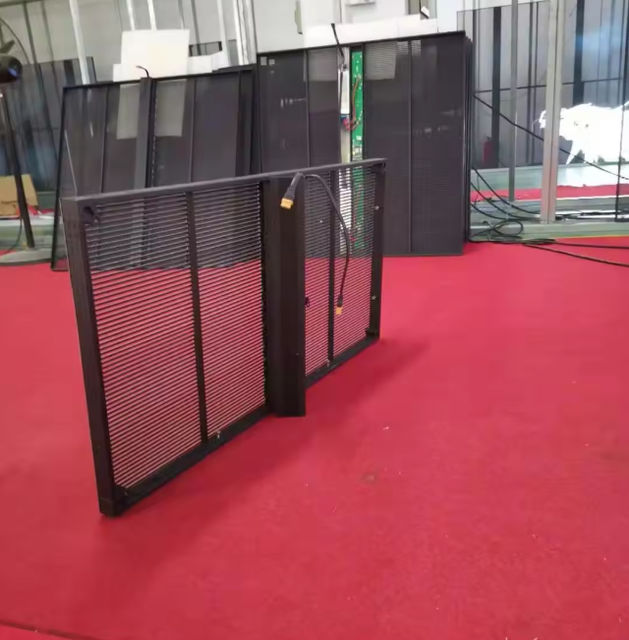 Outdour Big Stage Performance Led Mesh Display Full Color Led Curtain Screen