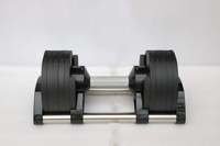 Vente en gros en usine haltères réglables Offre Spéciale pour la salle de sport à domicile jeu d'haltères réglables de 5lb à 80lb