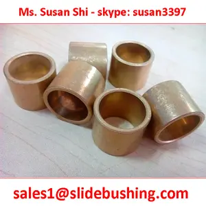 powder metallurgy parts copper oil bearing for cat excavator parts car bucket bronze bushing