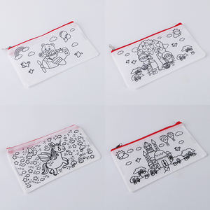 グラフィティカラーリングバッグDIYパーティーギフト手作り描画おもちゃ子供向けアートペインティングペンシルケースジッパーバッグスモールクリスマスギフト - Product Image 5