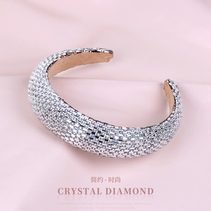 Serre-têtes en strass Hua Liyu pour femmes, accessoires de cheveux de style baroque, vente en gros, coiffes de mode - Product Image 4