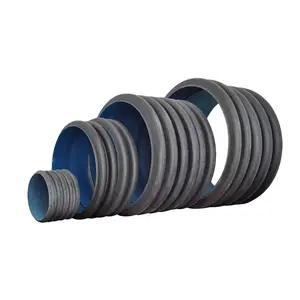 Supplier Polyethylene For Sewerage Buried Drainage Hdpe Double Wall Corrugated Pipe