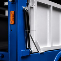 Véhicule de transport électrique robuste à 4 roues avec hayon hydraulique pour la livraison logistique de marchandises, batterie 72V100AH, autonomie 80-100KM