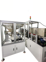 Machine de scellage automatique numérique personnalisable et durable pour sachets en plastique avec bec verseur, haute productivité, scellage à froid/à chaud