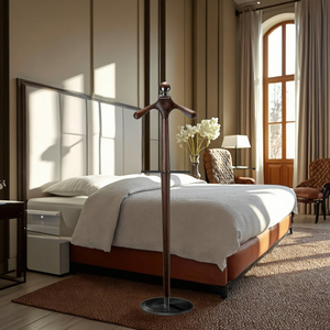 <span class=keywords><strong>Perchero</strong></span> <span class=keywords><strong>Vertical</strong></span> de Madera Multifuncional de 5 Niveles Lavinia Luxury Gold, Gran Oferta, 44x150cm, Ahorro de Espacio para Cocina y Armario - Product Image 2