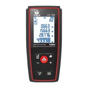 热卖家庭使用激光测量测距仪红光激光测距仪LS-100数字测量工具