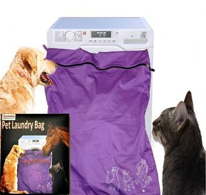Free Sample Pet <b>Laundry</b> <b>Bag</b> Washing Machine Wash <b>Bag</b> <b>Zip</b> Up and Hanging Hook Keeps Dog Cat Horse Hair Inside - Product Image 4