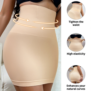 Pantalones Moldeadores para <span class=keywords><strong>Mujer</strong></span>, Tejido de Jersey, Fijación de Acero, Alta Elasticidad, Tejido Poroso, Moldea la Cintura y el Abdomen, Realza las Curvas, Ajustado, Mediano - Product Image 5