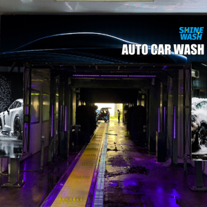 Shinewash <span class=keywords><strong>Macchina</strong></span> <span class=keywords><strong>Lavaggio</strong></span> Auto a Tunnel da 40 Metri Completamente Automatica, Può <span class=keywords><strong>Lavare</strong></span> Più Auto Contemporaneamente, Supporto a Doppia Pista Piatta - Product Image 1