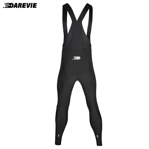 Cuissard de cyclisme Darevie pour <span class=keywords><strong>homme</strong></span>, rembourrage 3D, thermique d'<span class=keywords><strong>hiver</strong></span>, polaire, pour vélo de gravier, pantalon de cyclisme, leggings longs - Product Image 4