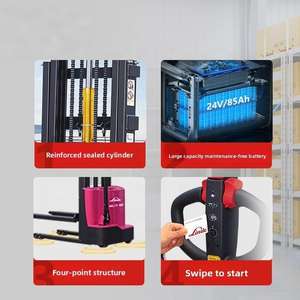 Empilhadeira Elétrica Durável de 1500kg, Transpaleteira Manual com Estrutura Robusta e Garfos Resistentes ao Desgaste para Uso Diário Pesado em Armazéns - Product Image 6