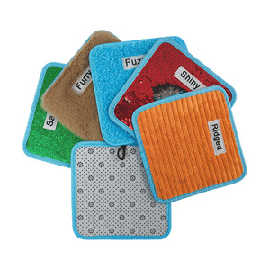 Nouveaux <span class=keywords><strong>tapis</strong></span> sensoriels en feutre 2026 pour enfants, dalles sensorielles en polyester à thème animal pour enfants autistes, jeux <span class=keywords><strong>DIY</strong></span> faits à la main pour 2-4 ans - Product Image 1