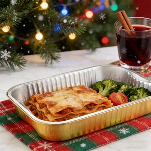 Wholesale Custom Factory Airline <b>Container</b> Disposable Aluminium <b>Foil</b> Food <b>Containers</b> Baking Pans Dish Plate with Lid - Product Image 4