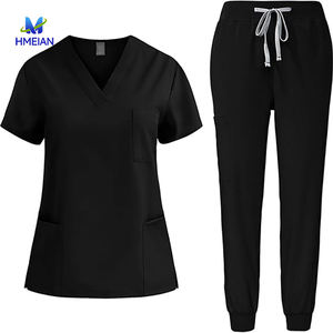 क्लासिक मेडिकल स्क्रब वर्दी नर्स थोक महिलाओं के स्क्रब वर्दी पहने महिलाओं के लिए वर्दी सेट स्क्रब वर्दी सेट - Product Image 3