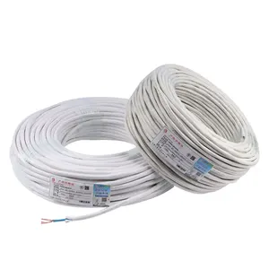 1.5mm 2.5mm 4mm 6mm 2 ליבת נחושת חוט pvc גמיש כבל אש עמיד מכשור כבלי חשמל rvv