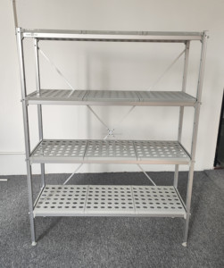 4 Tier Aluminum <b>Storage</b> Rack Commercial Heavy Duty Aluminum Shelving Unit - Product Image 5