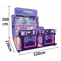 Grand champ de tir de simulation laser intérieur/extérieur Baby Bear Machine de jeu vidéo d'arcade à pièces 1 an en métal anglais