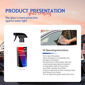 Producto de revestimiento de nano vidrio de 500ml, protección para pulir el coche de vidrio líquido, pintura para coche con capacidades de extracción de agua extremadamente fuertes - Product Image 4