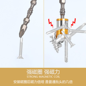 Lavie Double-ended Screwdriver <b>Bit</b> Ph2 Magnetic Steel 6.35mm For <b>Wood</b> <b>Drilling</b> - Product Image 4
