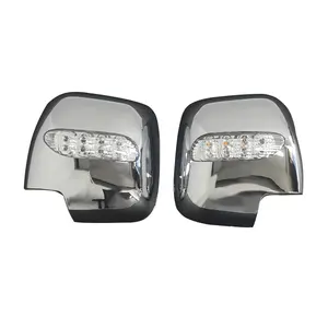 YCSUNZ Hot Selling Chrome Side Door Mirror Cover With LED For Hiace Toyota accessories 2016 mini bus